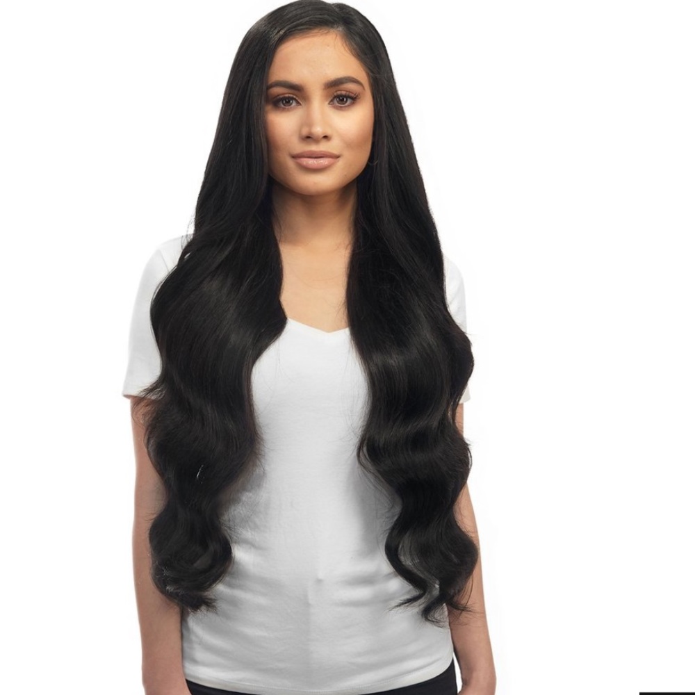 Bellami silk seam 26 inch jet black extensions